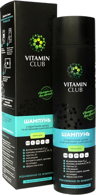 Vitamin Club Шампунь с пиритионом цинка и витаминным комплексом С39837 фото