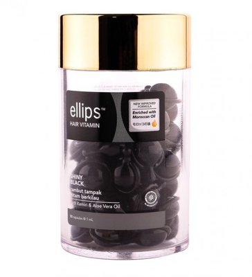 Ellips Вітаміни для волосся Shiny Black (50*1мл) С45993 фото