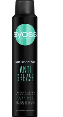 Сухой шампунь Syoss Anti-Grease для жирных волос 200 мл (9000100695800) VBВ00000016 фото