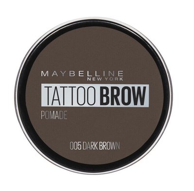 Помадка для брів водостійка Maybelline New York Tattoo Brow 05 Dark Brown 2 г (3600531516758) VBВ00058438 фото