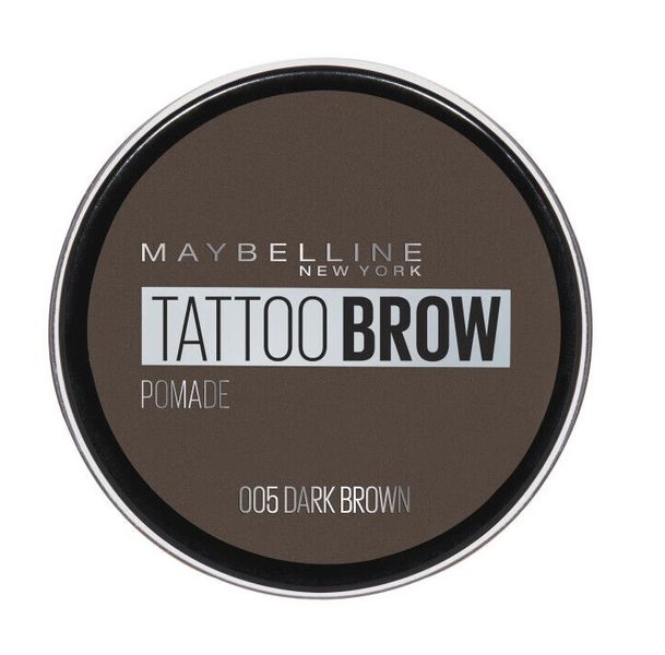 Помадка для бровей водостойкая Maybelline New York Tattoo Brow 05 Dark Brown 2 г (3600531516758) VBВ00058438 фото