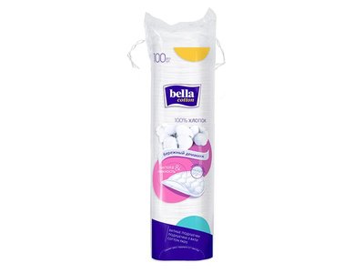 Ватные диски Bella Cotton круглые 100 шт (5900516400491) VBВ00143151 фото