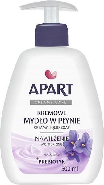 Мило Apart Natural Creamy Care рідке крем-фіалка 500 мл (5900931031881) VB000077194 фото