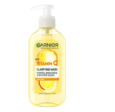 Гель для вмивання Garnier Skin Naturals з вітаміном С для тьмяної шкіри обличчя з ефектом сяяння та вирівнювання тону 200 мл (3600542468442) VBВ00297309 фото