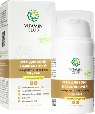 Vitamin Club Крем для зоны вокруг глаз City24H С43742 фото