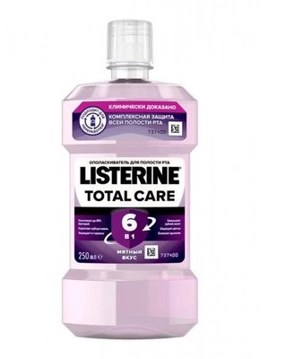 Ополіскувач для ротової порожнини Listerine Total Care 250 мл (3574661057071) VBВ00306456 фото