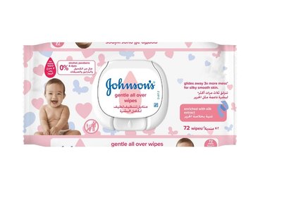 Детские влажные салфетки Johnson's Baby Нежная забота 72 шт (3574661421810) VBВ00189256 фото