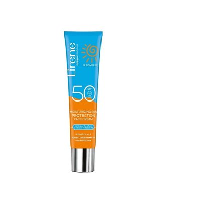 Захисний крем для засмаги обличчя Lirene SPF 50 40 мл (5900717317338) VBВ00189590 фото