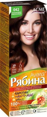 Крем-фарба Acme Color Рябина Avena №042 Каштановий 138 мл (4820197008933) VBВ00194201 фото