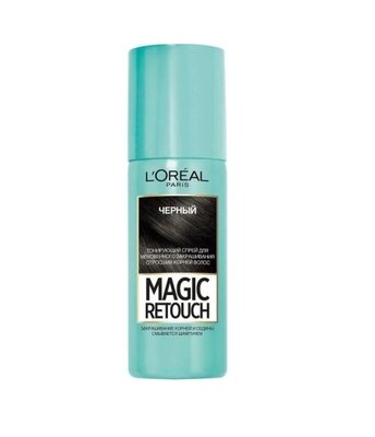 Тонуючий спрей для волосся L'Oreal Paris Magic Retouch 75 мл Чорний (3600523192687) VBВ00305591 фото