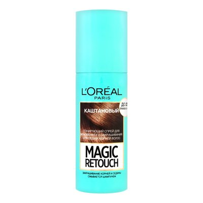 Тонуючий спрей для волосся L'Oreal Paris Magic Retouch 75 мл Каштановий (3600523193257) VBВ00032230 фото