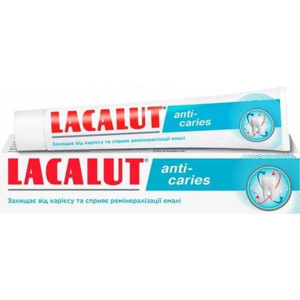 Зубная паста Lacalut Anti-caries 75 мл (4016369694534) VBВ00281809 фото