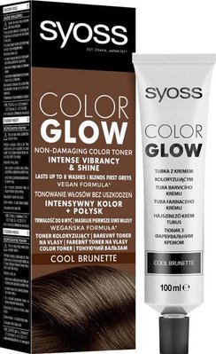 Тонувальний бальзам без аміаку для волосся SYOSS Color Glow Холодний Каштановий 100 мл (9000101679427) VBВ00296689 фото