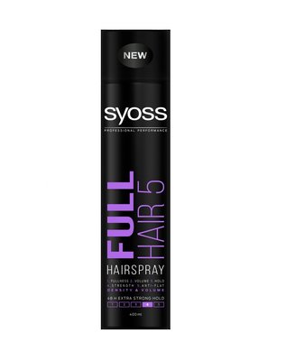 Лак для волосся SYOSS Full Hair фіксація 5 400 мл (5201143726658) VBВ00018189 фото