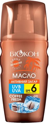 Масло Биокон Активный загар Кофе фреш SPF 6 160 мл. (4820160039759) VBВ00282813 фото