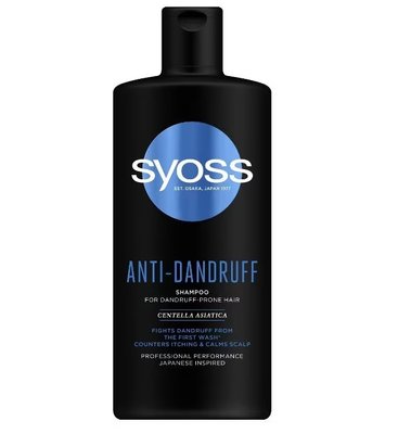 Шампунь Syoss Anti-Dandruff з Центеллою Азіатською для волосся, схильного до лупи 440 мл (9000101277173) VBВ00099159 фото