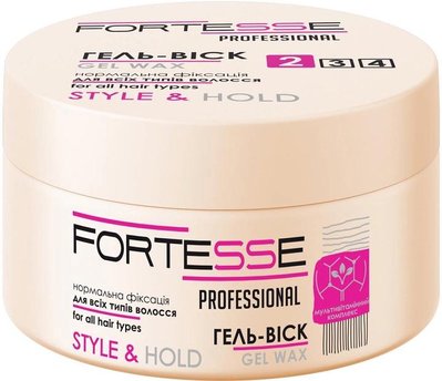 Гель-воск для волос Fortesse Pro Style Нормальная фиксация 75 мл (4820197000876) VBВ00146842 фото