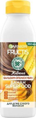 Бальзам-ополаскиватель для очень сухих волос Garnier Fructis Банан суперфуд питания 350 мл (3600542290531) VBВ00097939 фото