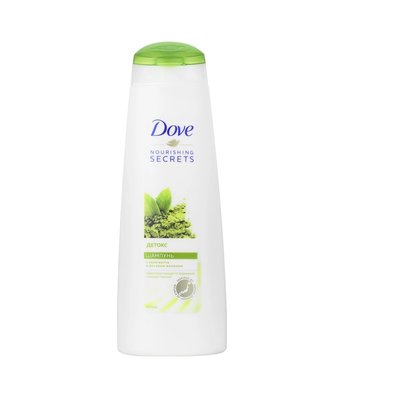 Шампунь-детокс Dove Nourishing secrets з матча та рисовим молоком 400 мл (8717163671115) VBВ00186069 фото