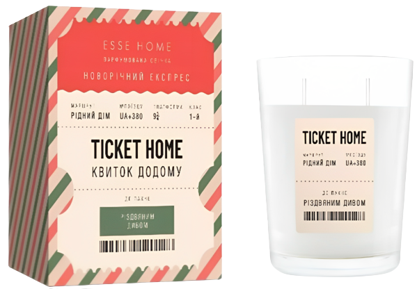 Esse Ticket Home Свеча ''Рождественским Чудом'' С45277 фото