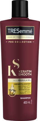 Шампунь Tresemme Keratin Smooth разглаживающий 400 мл (8710447224342) VBВ00186338 фото