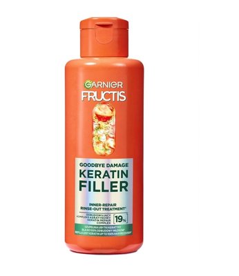 Змивний засіб для глибокого відновлення Garnier Fructis Keratin Filler 200 мл (3600542571265) VBВ00313187 фото