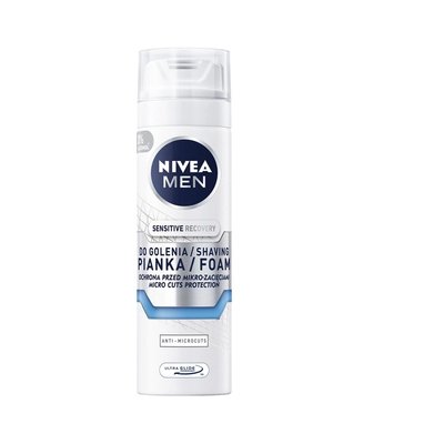 Пена для бритья Nivea Men для чувствительной кожи с экстрактом ромашки 200 мл (4005900313119) VBВ00279876 фото