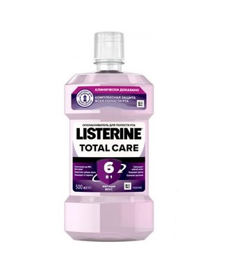 Ополіскувач для ротової порожнини Listerine Total Care 500 мл (3574660721980) VBВ00309661 фото