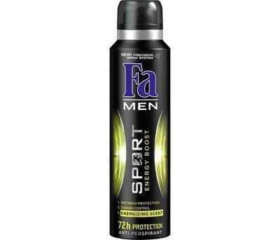 Дезодорант спрей FA MEN Sport Energy Boost 150 мл (5410091693411) VB21793     фото