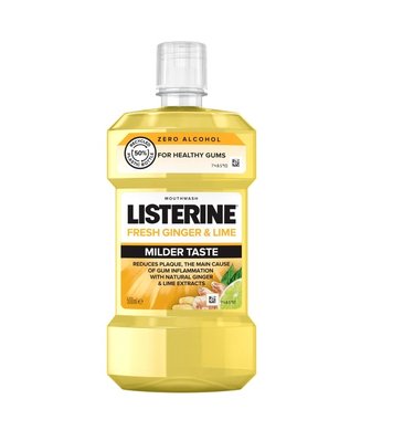 Ополіскувач для ротової порожнини Listerine свіжість імбиру та лайму 500 мл (3574661581057) VBВ00304266 фото