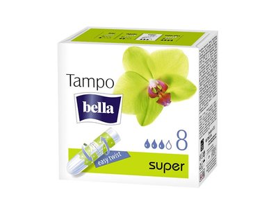 Гігієнічні тампони Bella Tampo Premium Comfort Super 8 шт. (5900516320331) VBВ00190036 фото