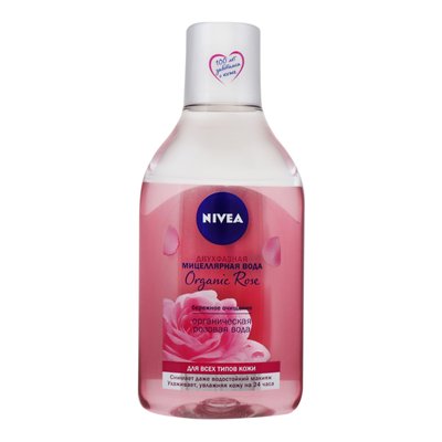 Мицеллярная вода + вода троянди Nivea Make Up Expert з натуральною рожевою водою 400 мл (4005900796998) VBВ00280598 фото