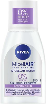 Мицеллярная вода Nivea для чувствительной кожи с маслом виноградных косточек 100 мл (42344759) VBВ00280599 фото