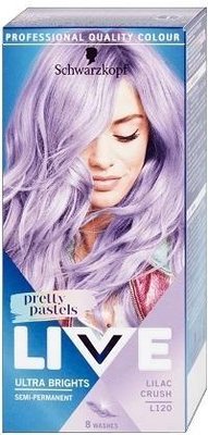 Фарба для волосся Schwarzkopf Live Ultra Brights Pretty Pastels L120 Lilac Crush (9000101256567) VBВ00315359 фото