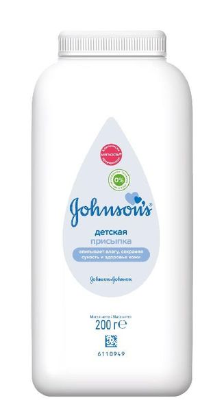 Присипка Johnson's Baby 200 г.(3574660127362) VBВ00155663 фото