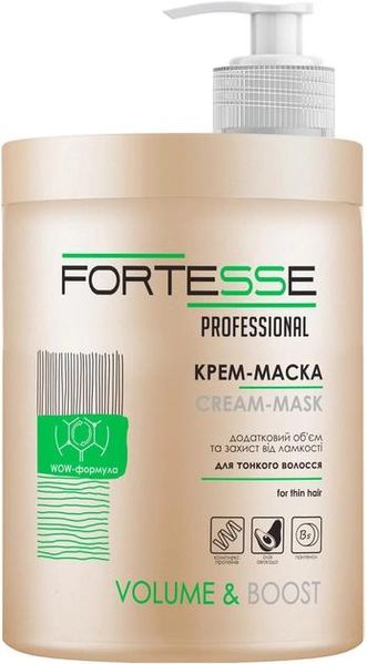 Маска Fortesse Pro Volume & Boost Крем-объем 1000 мл (4820000306249) VBВ00147144 фото