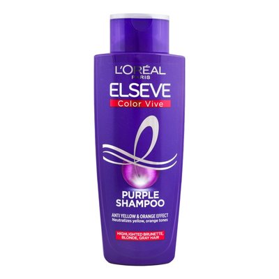 Тонировочный шампунь L'Oreal Paris Elseve Color Vive Purple для осветленных и рисованных волос 200 мл (3600523699162) VBВ00097737 фото