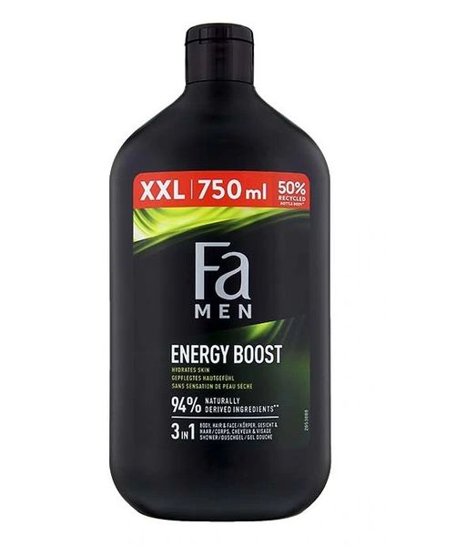 Гель для душа Fa Men Sport Energy Boost 750 мл (9000101609394) VBВ00138389 фото