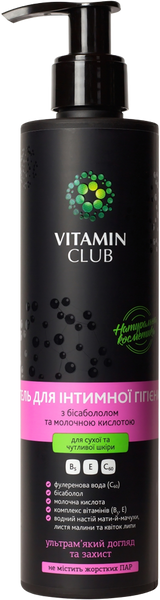 Vitamin Club Гель для интимной гигиены с бисабололом С41626 фото