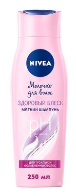 Бальзам-догляд молочко для волосся Nivea Здоровий блиск з молочним протеїном 250 мл (4005900544070) VBВ00282538 фото