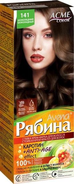 Крем-краска Acme Color Рябина Avena №141 Шоколадный 138 мл (4820197008926) VBВ00194239 фото