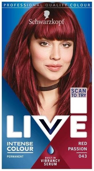 Фарба для волосся Schwarzkopf Live Intense Colour 043 Red Passion (9000101717563) VBВ00315364 фото