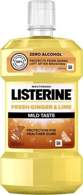 Ополаскиватель для полости рта Listerine свежесть имбиря и лайма 500 мл (3574661562056) VBВ00315387 фото