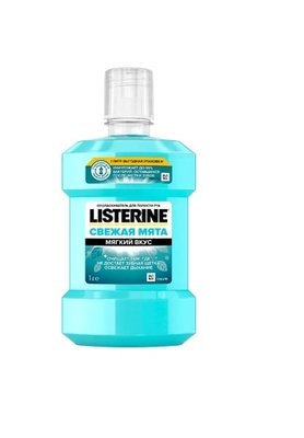 Ополаскиватель для полости рта Listerine Свежая мята 1000 мл.(3574661619927) VBВ00197853 фото