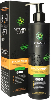 Vitamin Club Мило рідке з ефірними оліями імбиру та евкаліпта С39846 фото