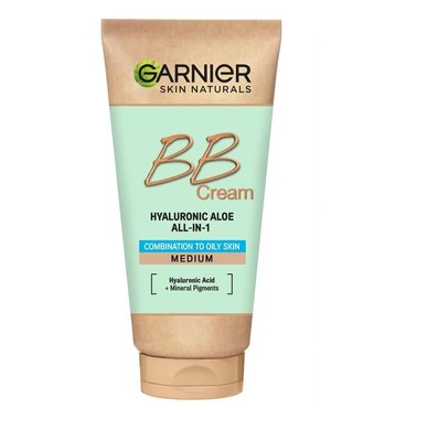 BB-крем для змішаної та жирної шкіри Garnier Skin Naturals Секрет досконалості Натурально-бежевий 50 мл (3600542415194) VBВ00304999 фото