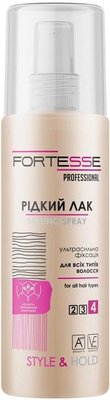 Рідкий лак для волосся Fortesse Pro Style Надсильна фіксація 150 мл (4820197000869) VBВ00147201 фото