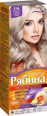 Крем-краска Acme Color Рябина Intense №216 Пепельный блонд 138 мл (4820197009176) VBВ00194173 фото