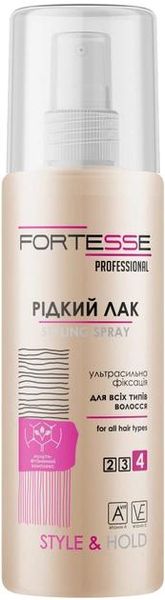 Жидкий лак для волос Fortesse Pro Style Сверхсильная фиксация 150 мл (4820197000869) VBВ00147201 фото