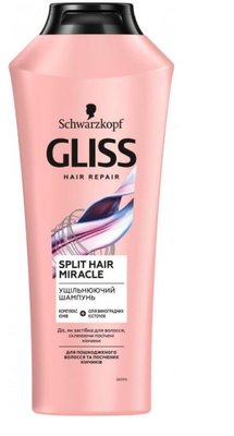 Шампунь Gliss Kur Split Hair Miracle для пошкодженого волосся 400 мл (4015100404685) VBВ00098473 фото